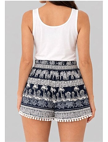 Short fluide, en coton Kebello