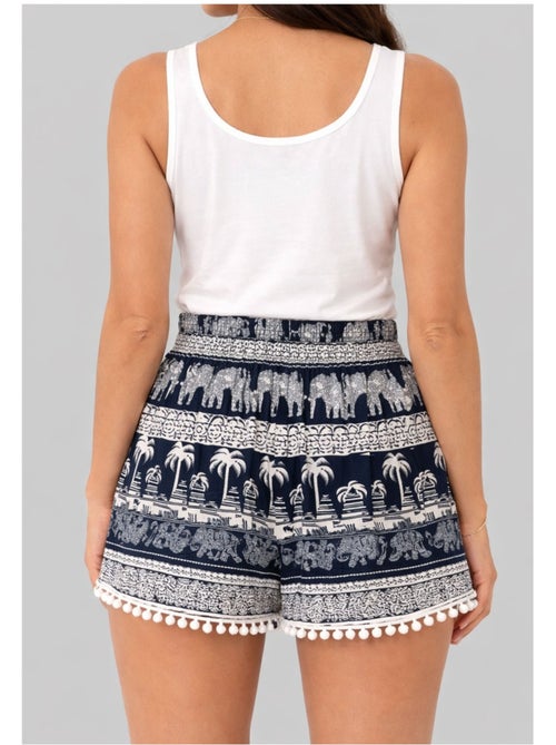 Short fluide, en coton Kebello - Kiabi