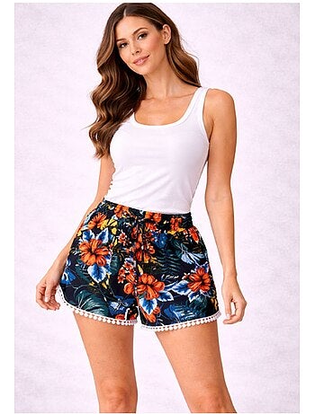 Short fluide, en coton Kebello