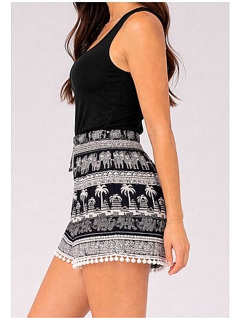 Short fluide, en coton Kebello