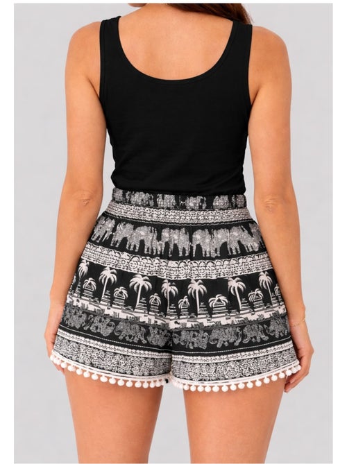 Short fluide, en coton Kebello - Kiabi