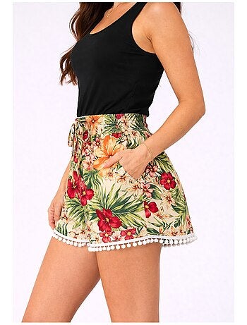 Short fluide, en coton Kebello