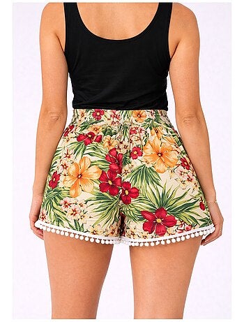 Short fluide, en coton Kebello