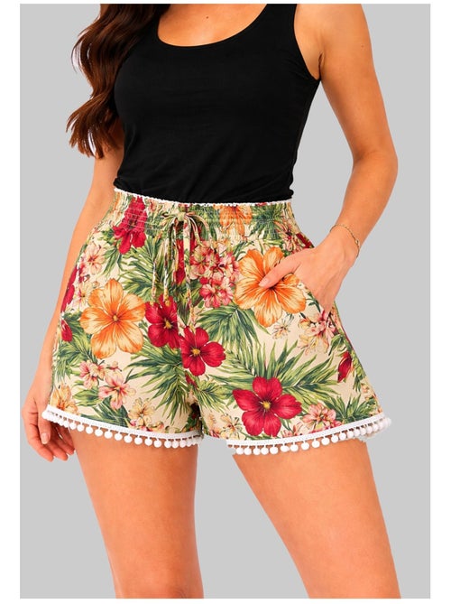 Short fluide, en coton Kebello - Kiabi