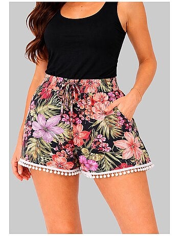 Short fluide, en coton Kebello