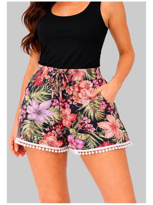 Short fluide, en coton Kebello - Kiabi
