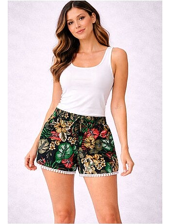 Short fluide, en coton Kebello