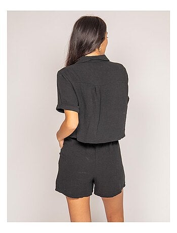 Short fluide en gaze de coton XONEKA