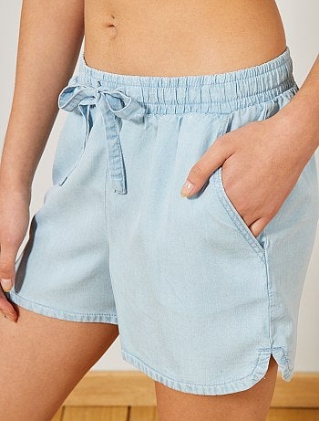 Short fluide en lyocell - Kiabi