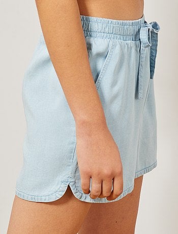 Short fluide en lyocell - Kiabi