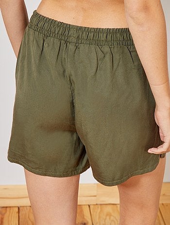 Short fluide en lyocell - Kiabi