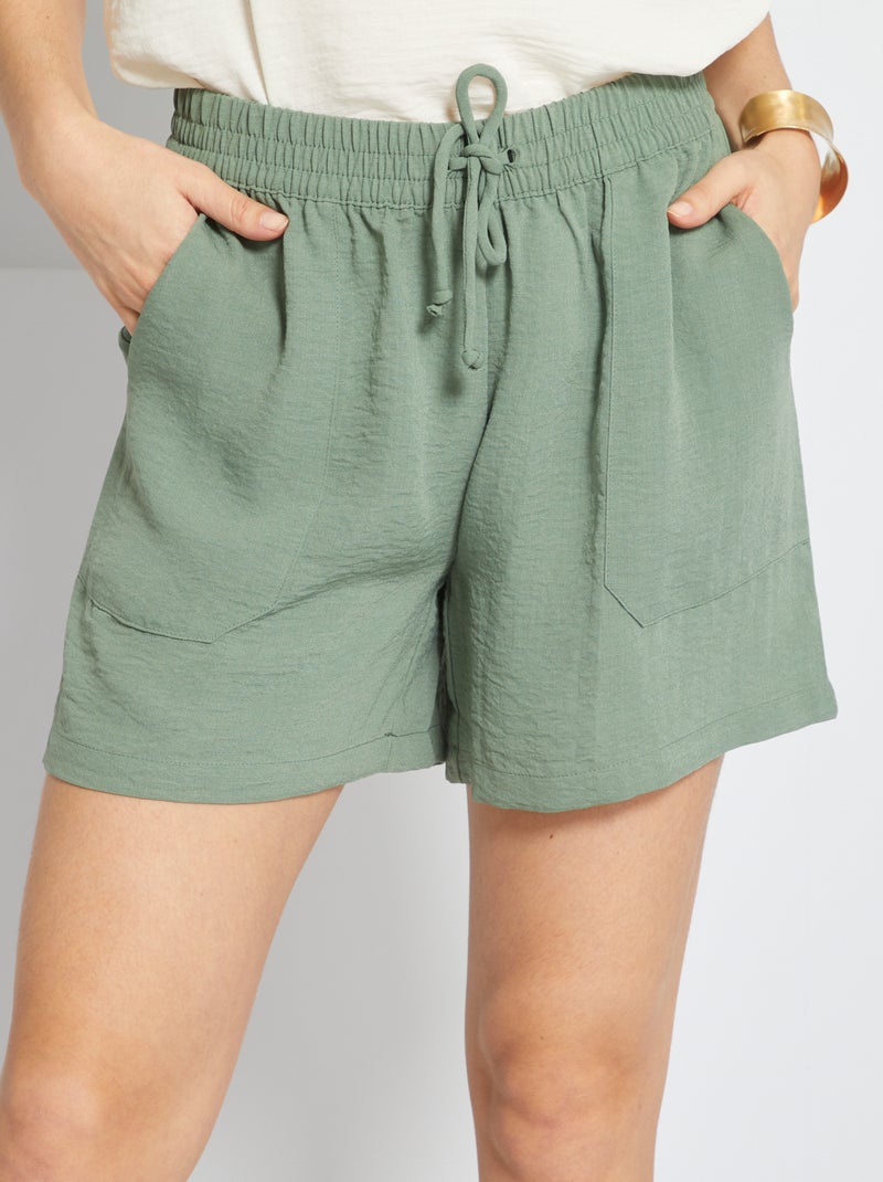 Short fluide 'Jacqueline de Yong' Kaki - Kiabi