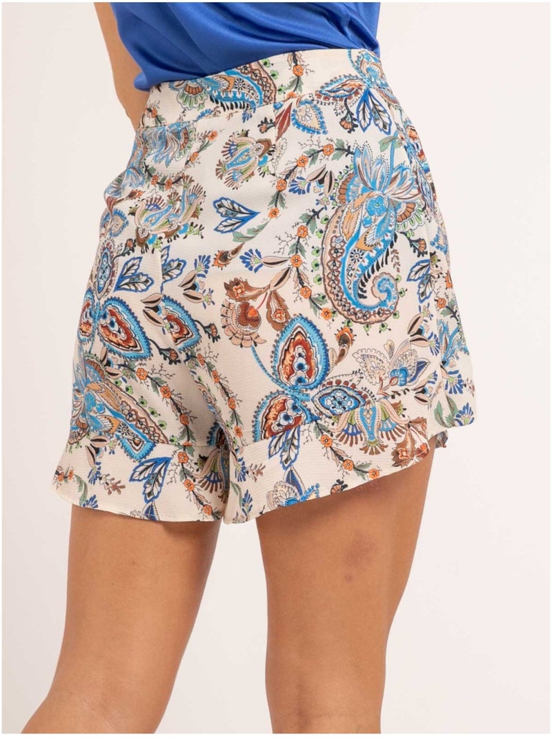 Short fluide motifs XADO Bleu - Kiabi