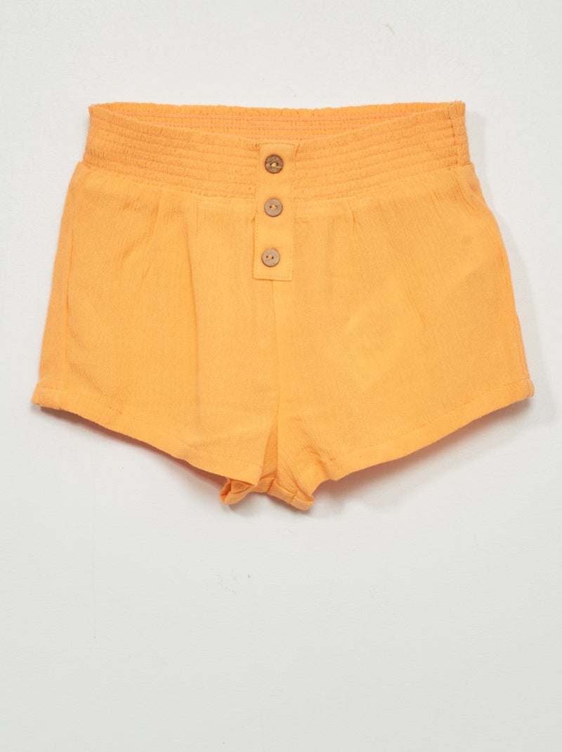 Short fluide Orange - Kiabi