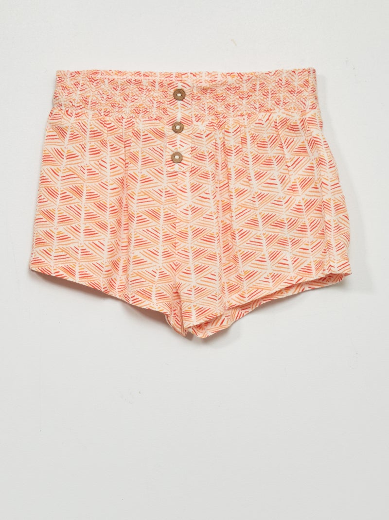 Short fluide Orange - Kiabi