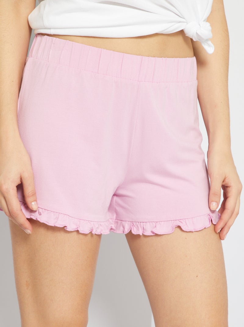 Short fluide Violet pastel - Kiabi