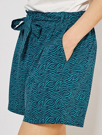 Short fluide zébré - Kiabi