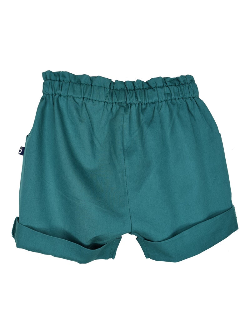 SHORT GAO TWILL ENFANT Vert - Kiabi