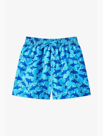 Short garçon à imprimé requin deep sea penti
