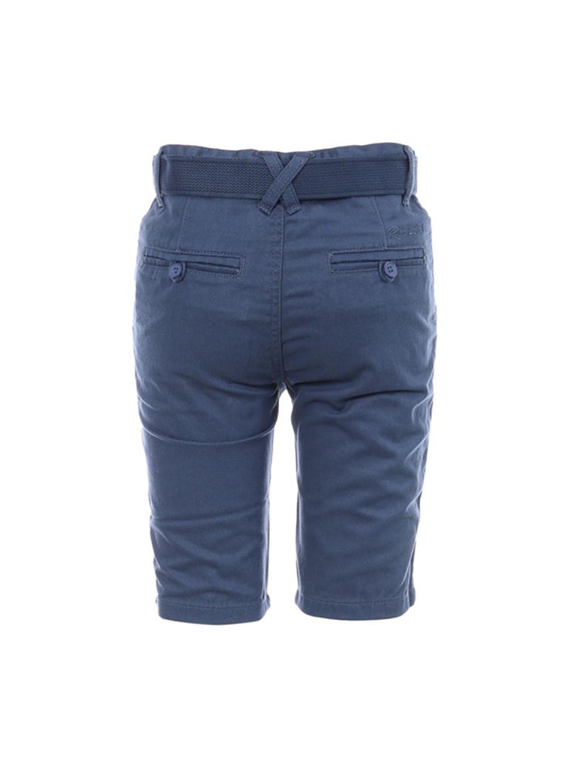 Short  Garçon Redskins Chino Bleu - Kiabi
