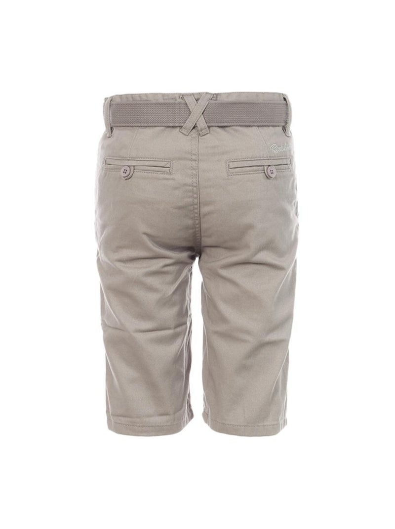 Short  Garçon Redskins Chino Gris - Kiabi