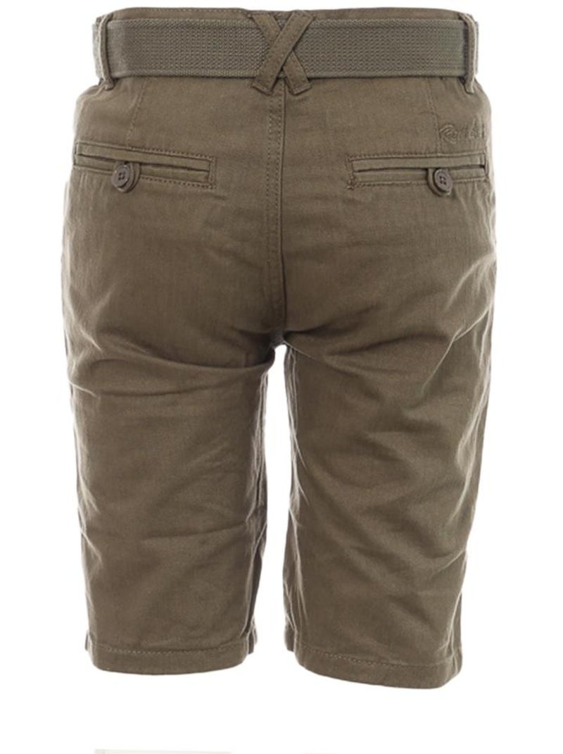 Short Garçon Redskins Vert kaki clair - Kiabi