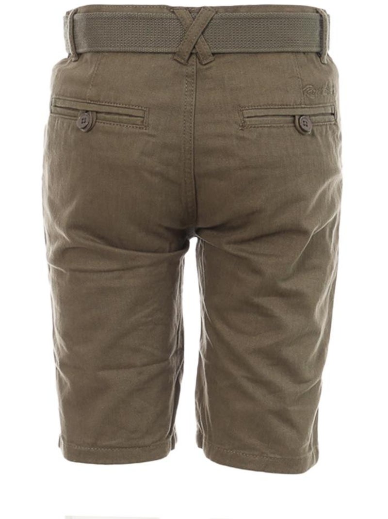Short garçon redskins Vert kaki clair - Kiabi