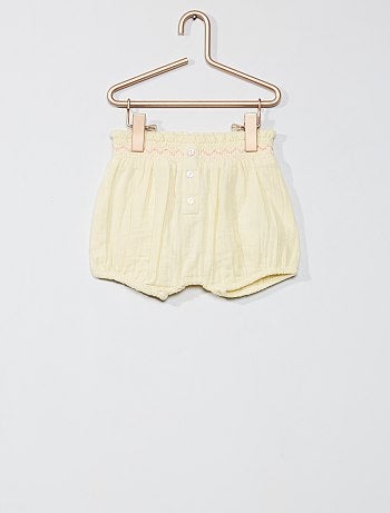 Short gaze de coton bio