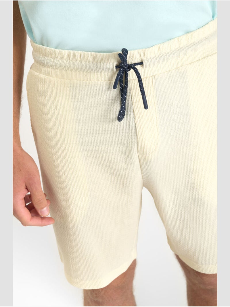 Short GIRON 'Le Temps Des Cerises' Blanc - Kiabi