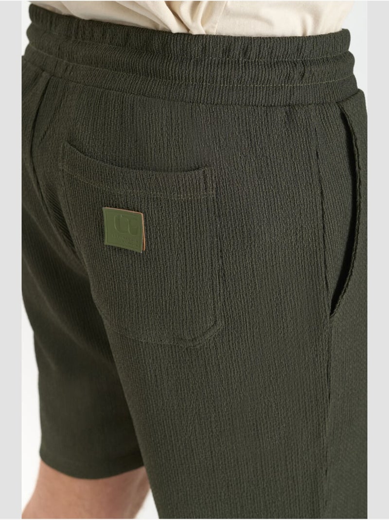 Short GIRON 'Le Temps Des Cerises' Kaki - Kiabi