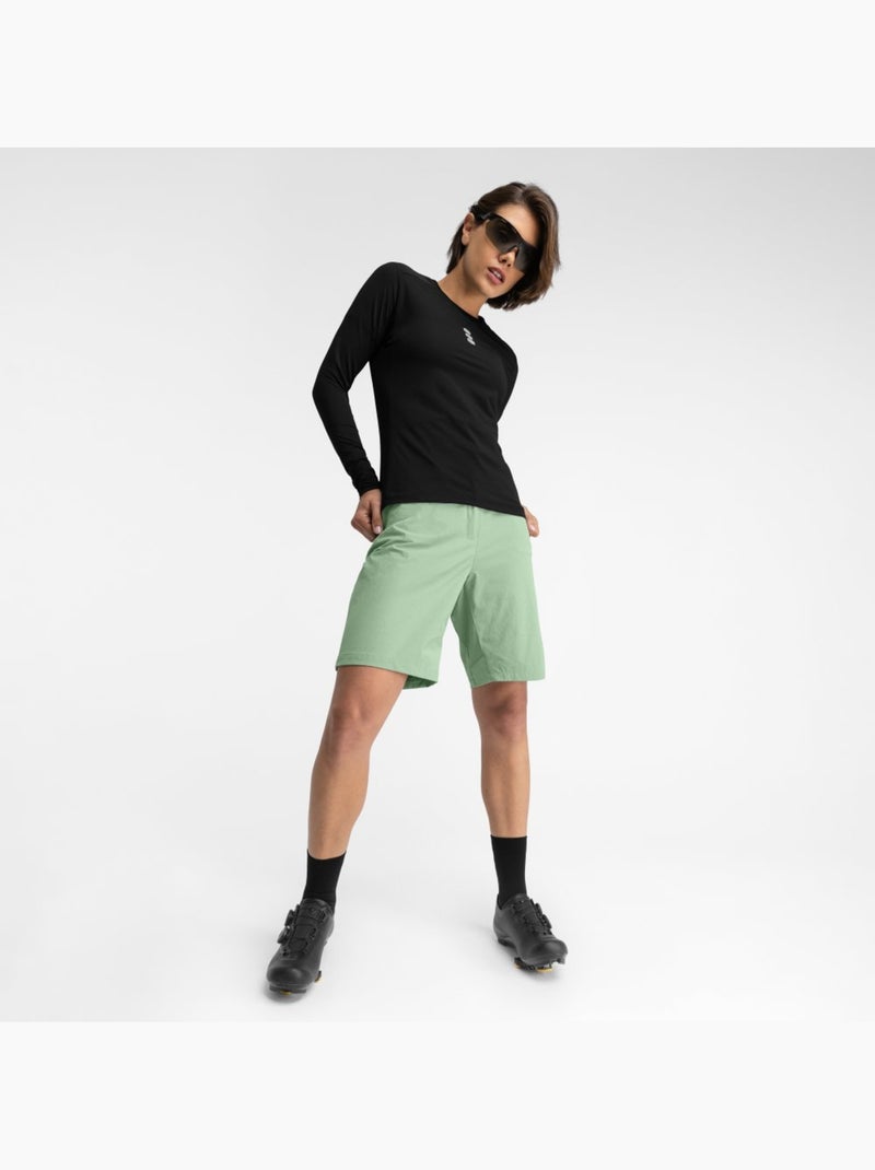 Short gravel femme cyclisme femme jade Vert - Kiabi