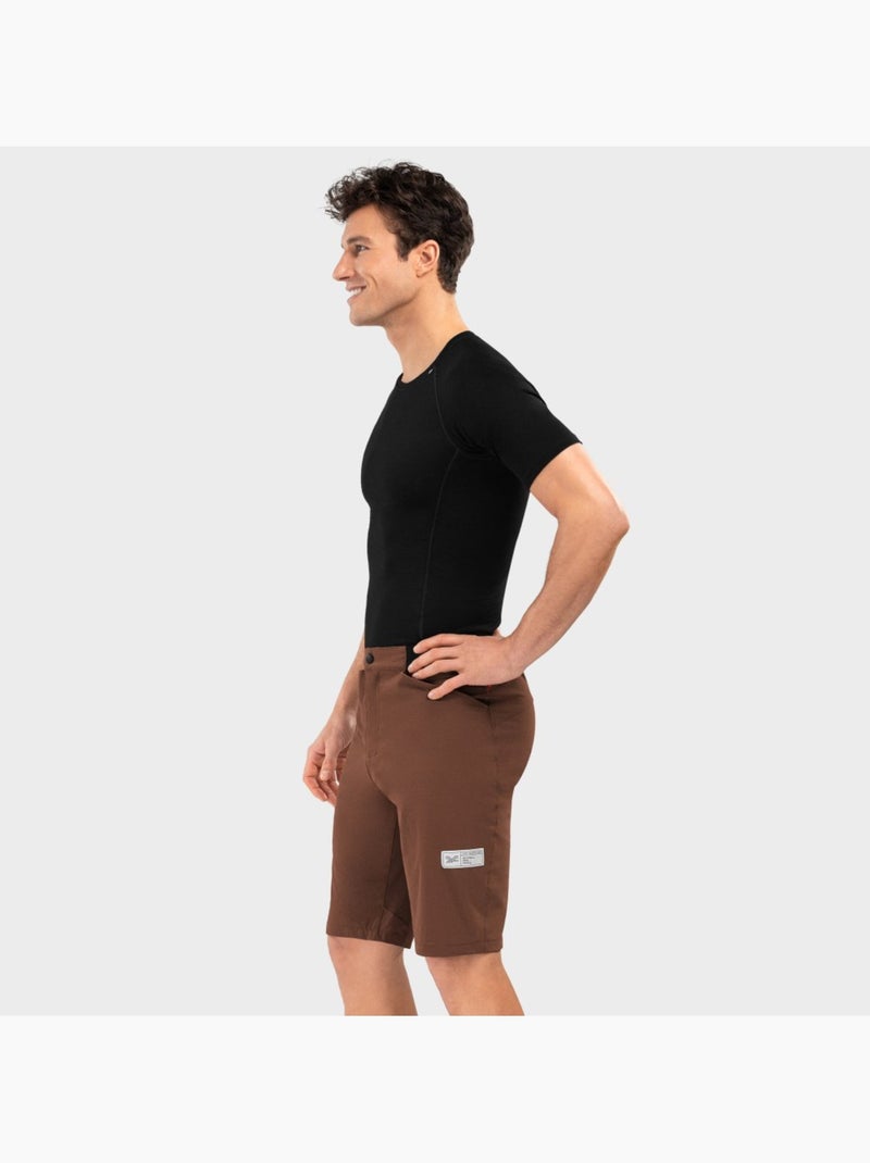 Short gravel homme cyclisme homme valley Marron - Kiabi
