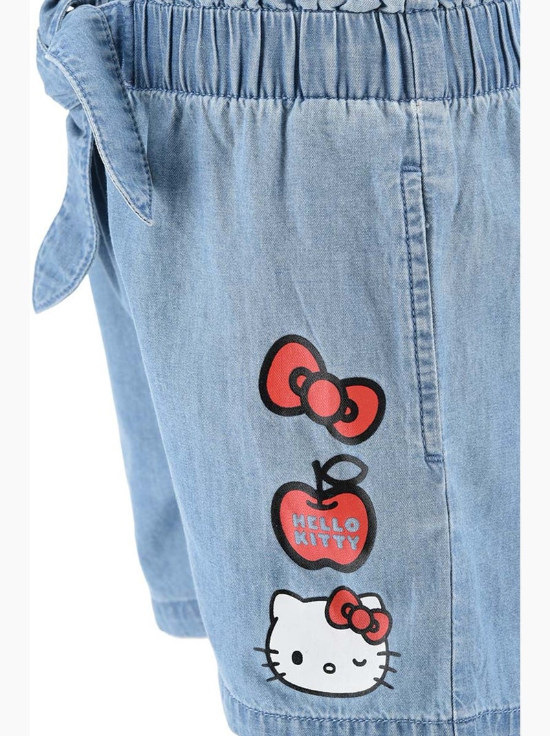 Short Hello Kitty   | Licence Officielle Bleu - Kiabi