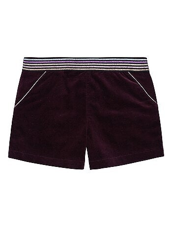 Short Hiver Velours Ceinture à Paillettes POUPETTE - La Faute à Voltaire