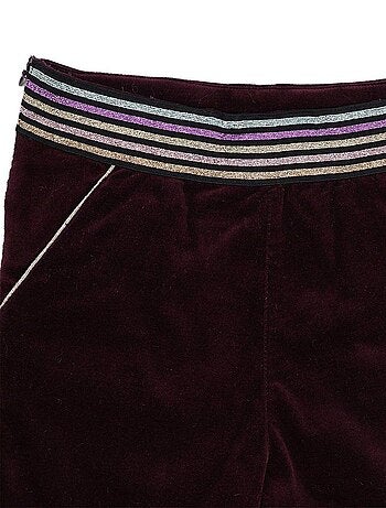 Short Hiver Velours Ceinture à Paillettes POUPETTE - La Faute à Voltaire