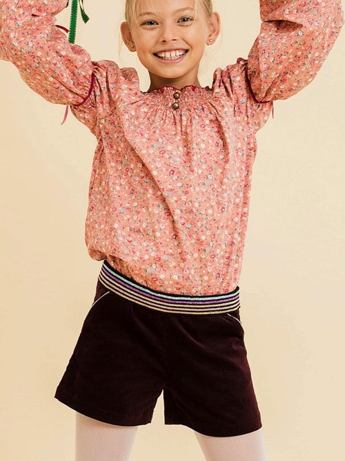 Short Hiver   Velours    Ceinture à Paillettes  POUPETTE - La Faute à Voltaire - Kiabi