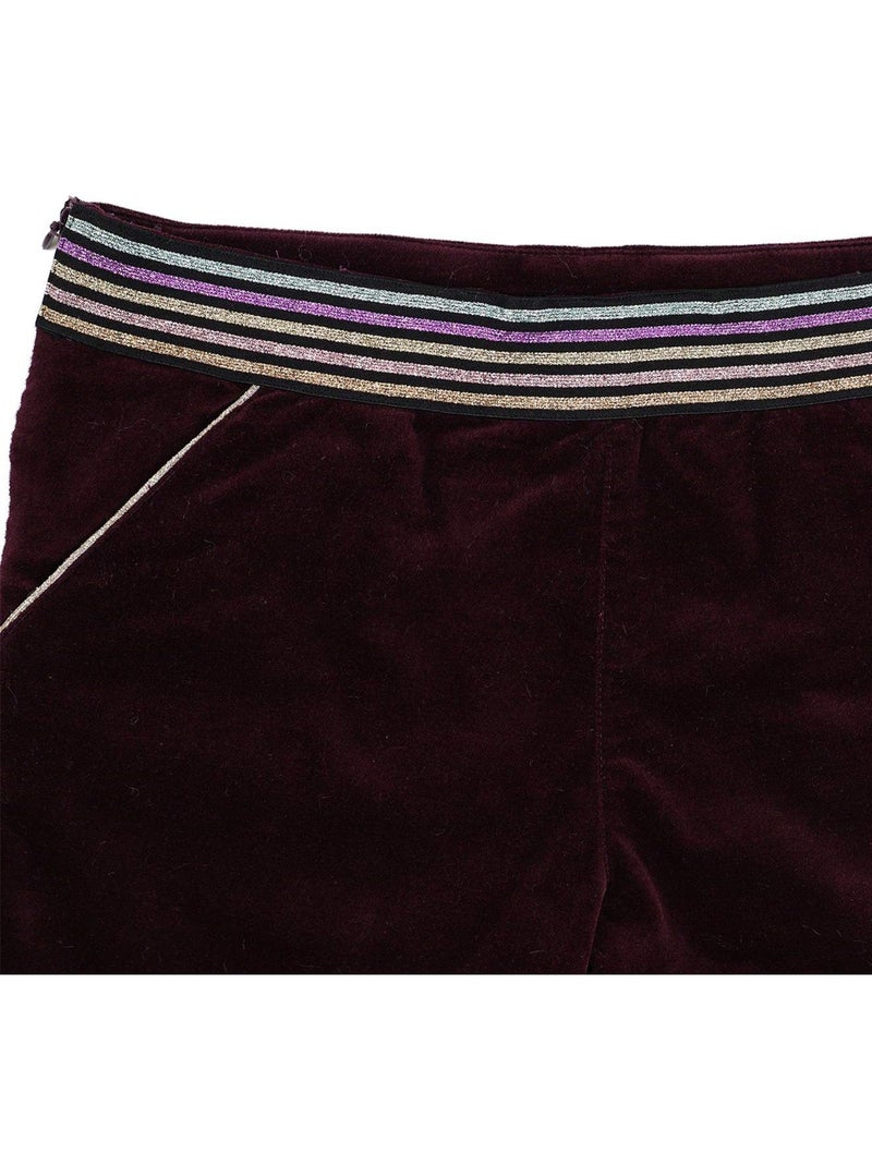 Short Hiver   Velours    Ceinture à Paillettes  POUPETTE - La Faute à Voltaire Bordeaux - Kiabi