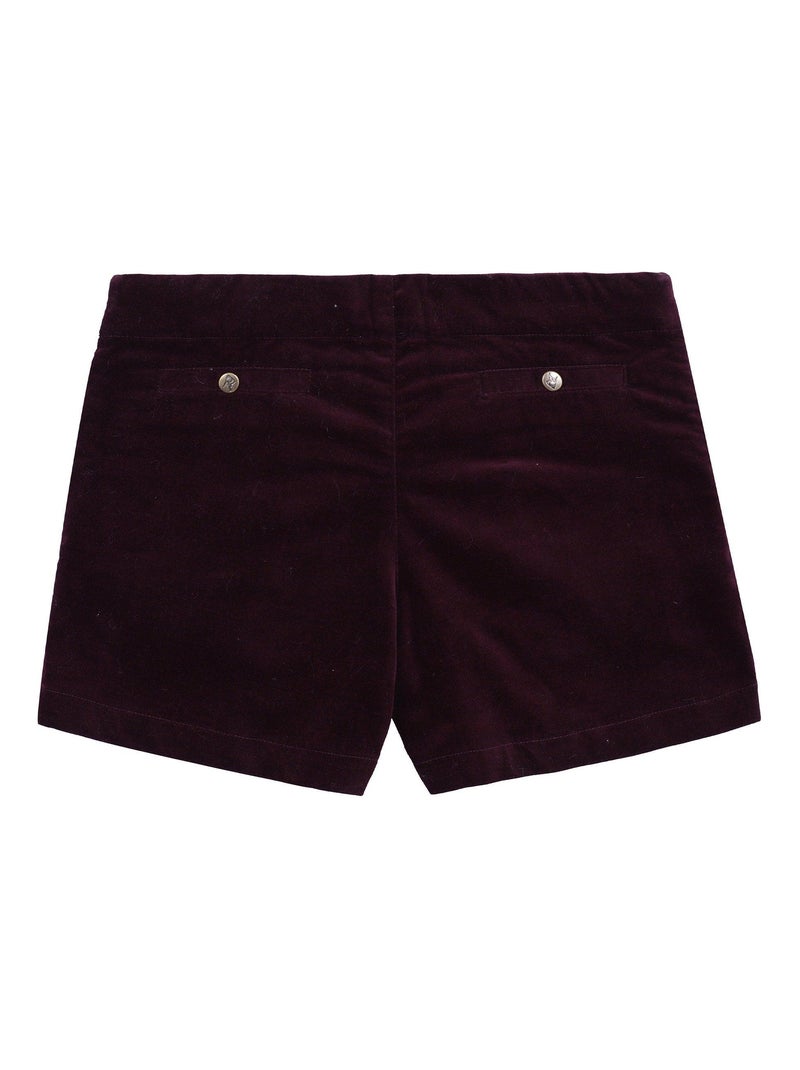Short Hiver   Velours    Ceinture à Paillettes  POUPETTE - La Faute à Voltaire Bordeaux - Kiabi