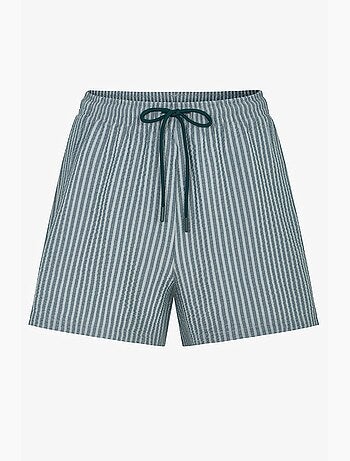 Short homme à rayures tissue penti