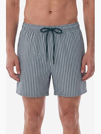 Short homme à rayures tissue penti