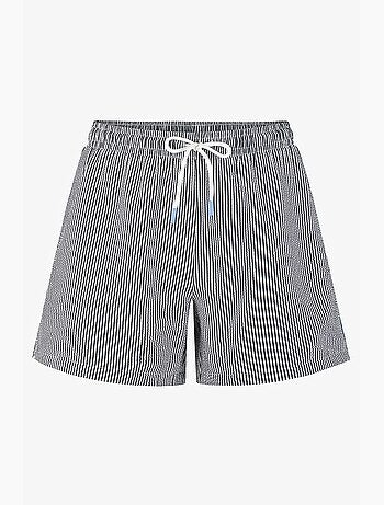 Short homme à rayures tissue penti