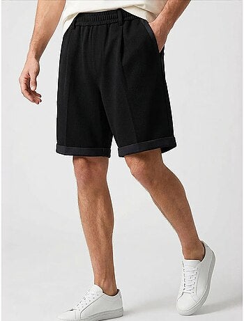 Short homme à taille mi-haute et jambes larges tommy