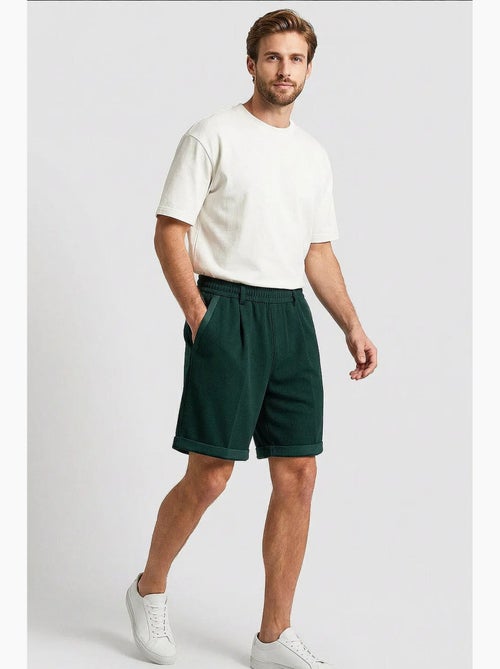 Short homme à taille mi-haute et jambes larges tommy - Kiabi Short homme à taille mi-haute et jambes larges tommy - Kiabi