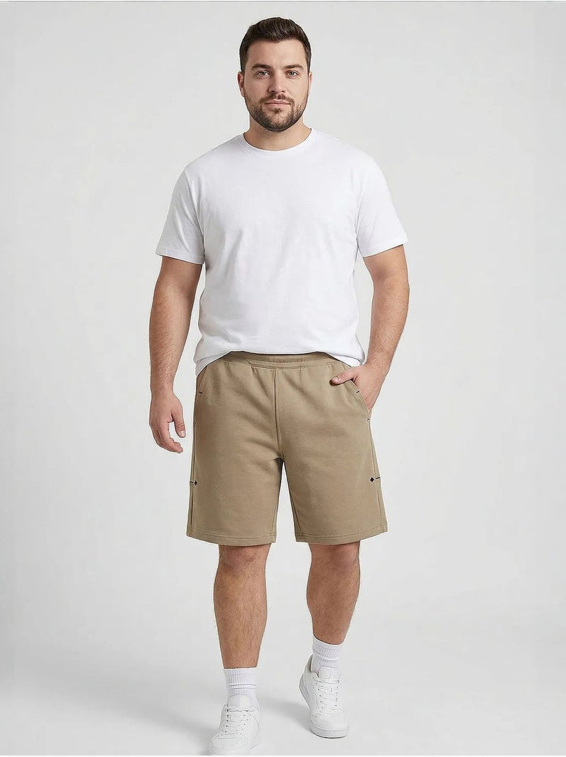 Short homme à taille mi-haute tommy Beige argile - Kiabi