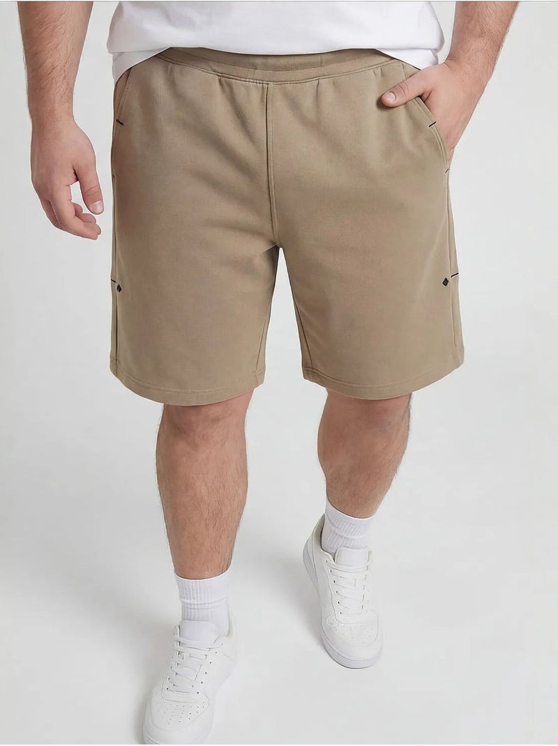 Short homme à taille mi-haute tommy Beige argile - Kiabi
