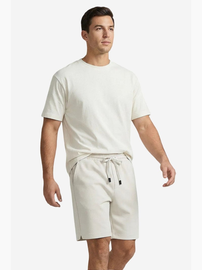 Short homme à taille mi-haute tommy Blanc cassé - Kiabi