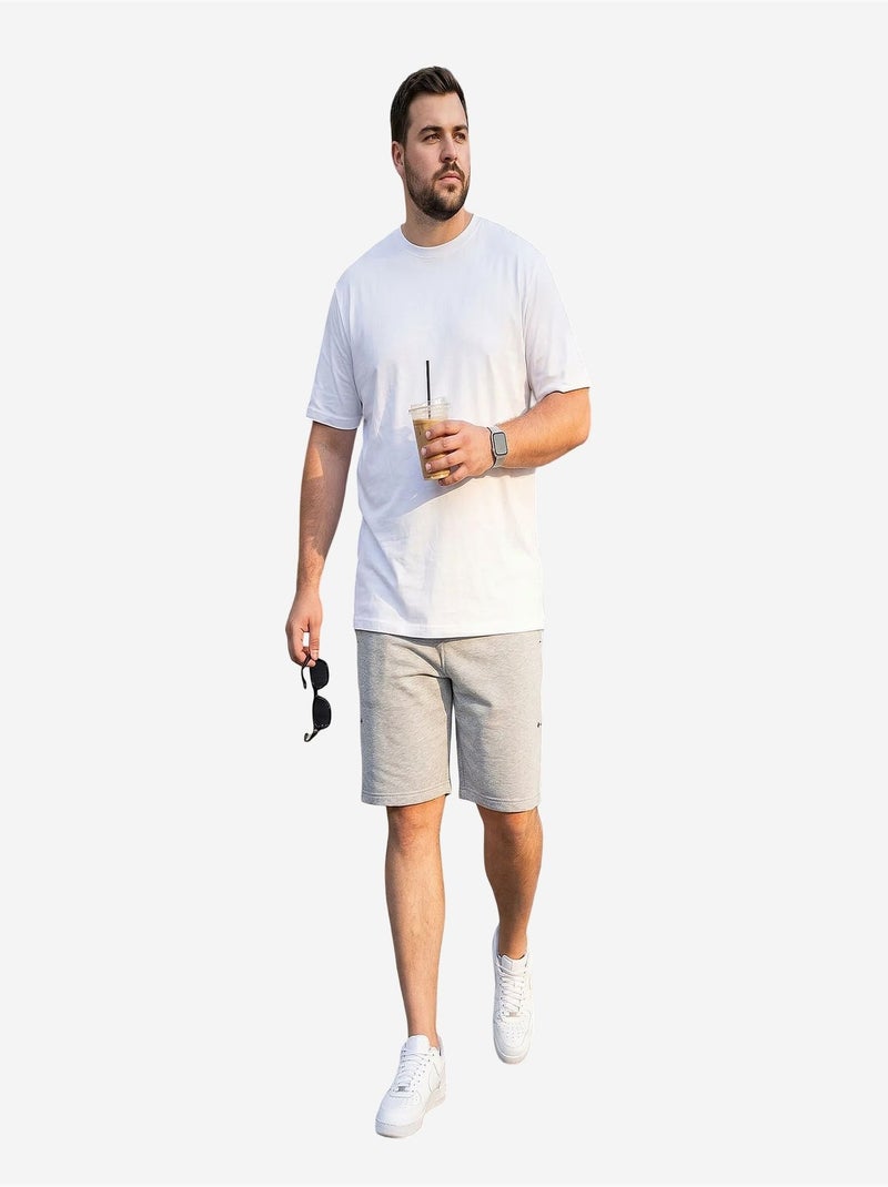 Short homme à taille mi-haute tommy Gris clair - Kiabi