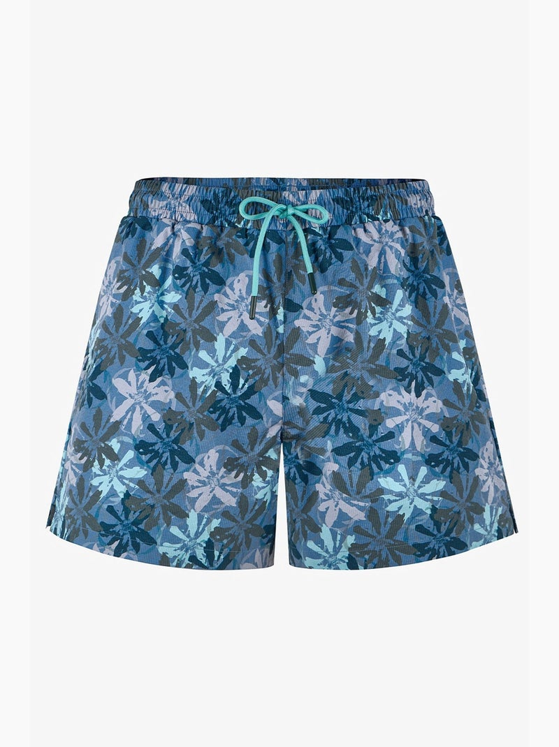 Short homme calm à motif fleurs et mer penti Bleu Blanc - Kiabi