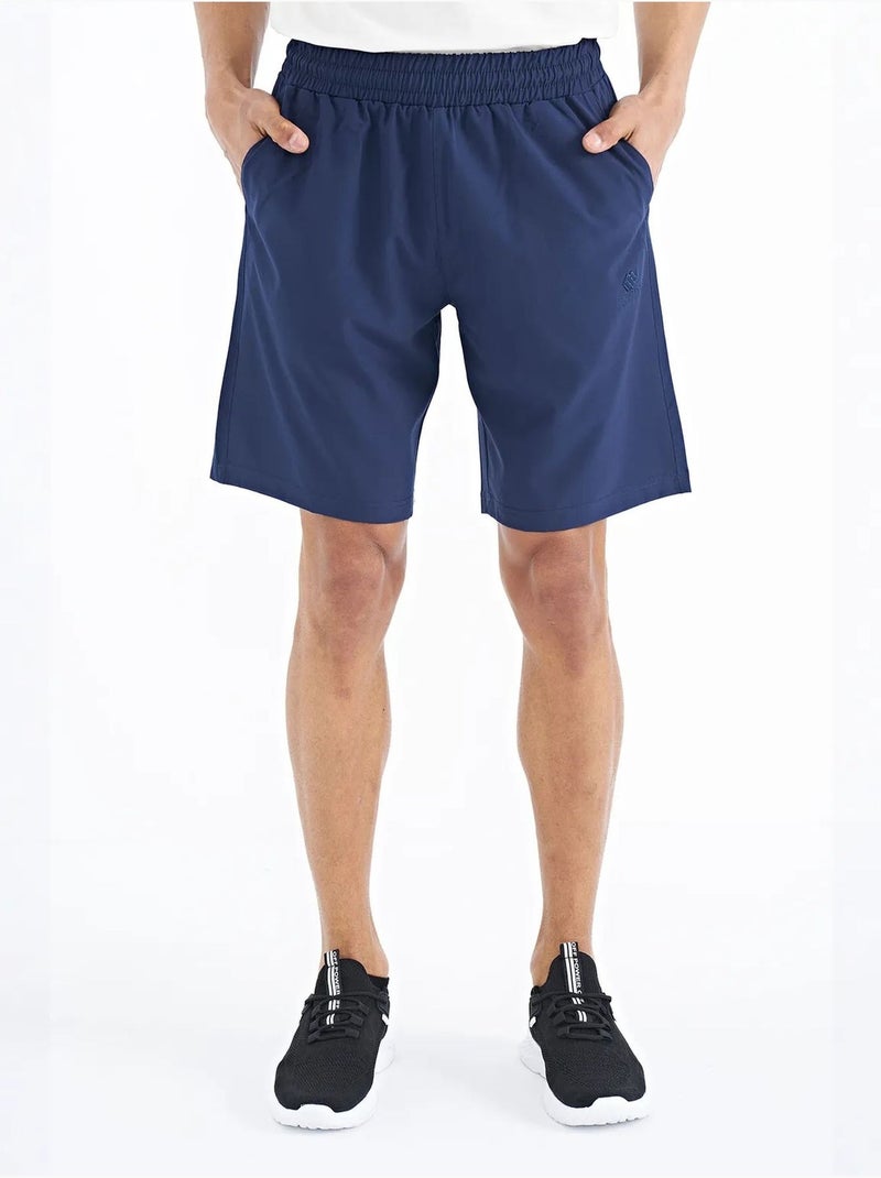 Short homme coupe regular, jambe large tommy Bleu marine - Kiabi