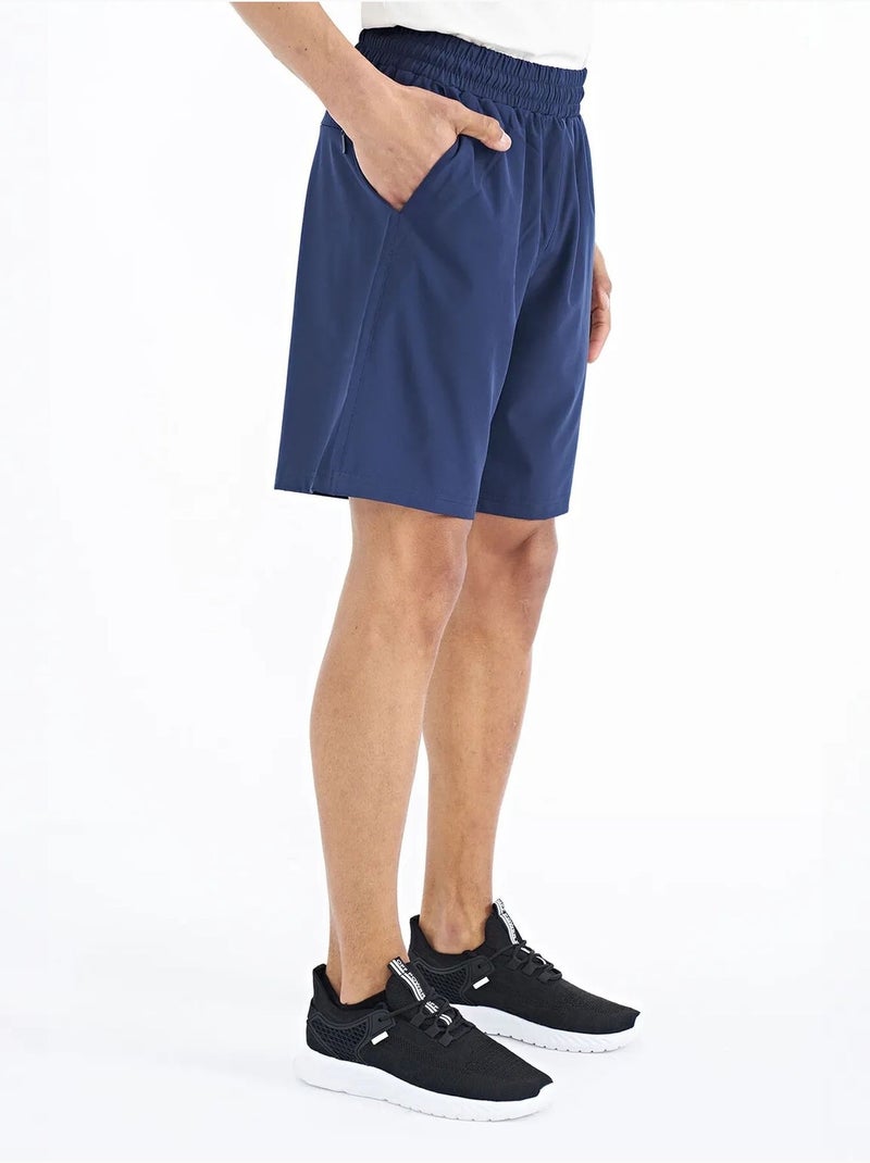 Short homme coupe regular, jambe large tommy Bleu marine - Kiabi